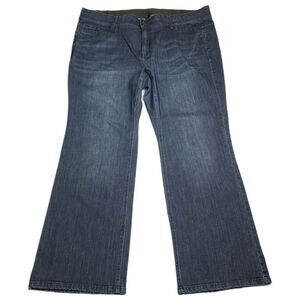 Venezia Lane Bryant Jeans Womens 22S Blue Stretch Straight Leg Denim